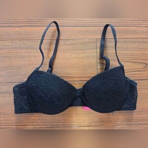 La SENZA Black Lace Bra Size 32C